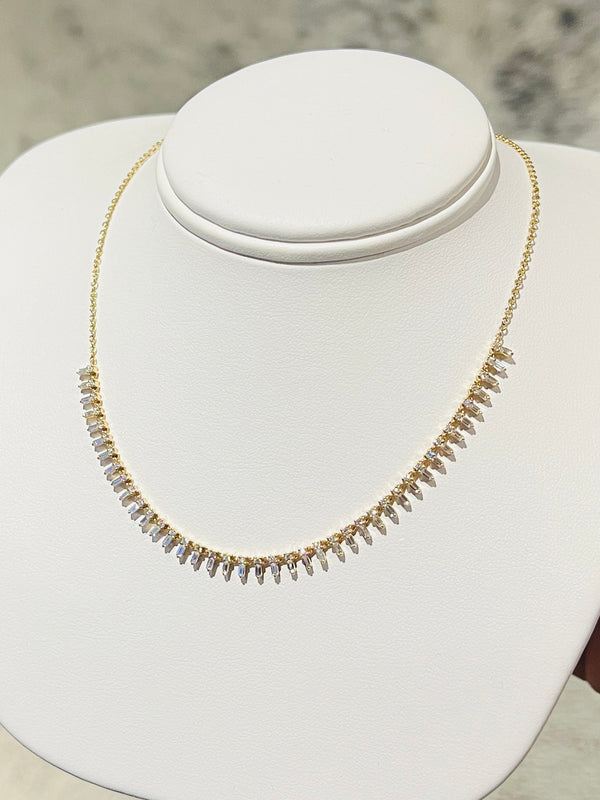 Baguette Spike Necklace