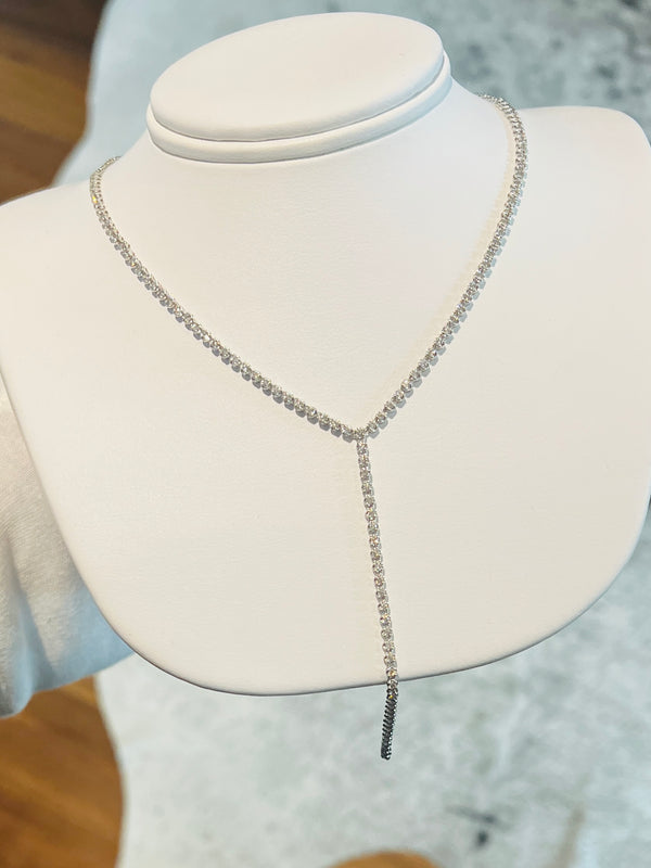 Diamond Lariat Necklace