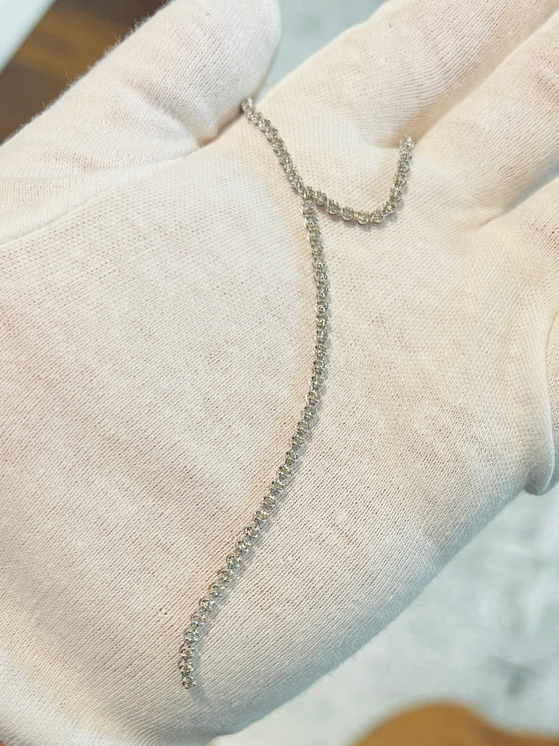 Diamond Lariat Necklace