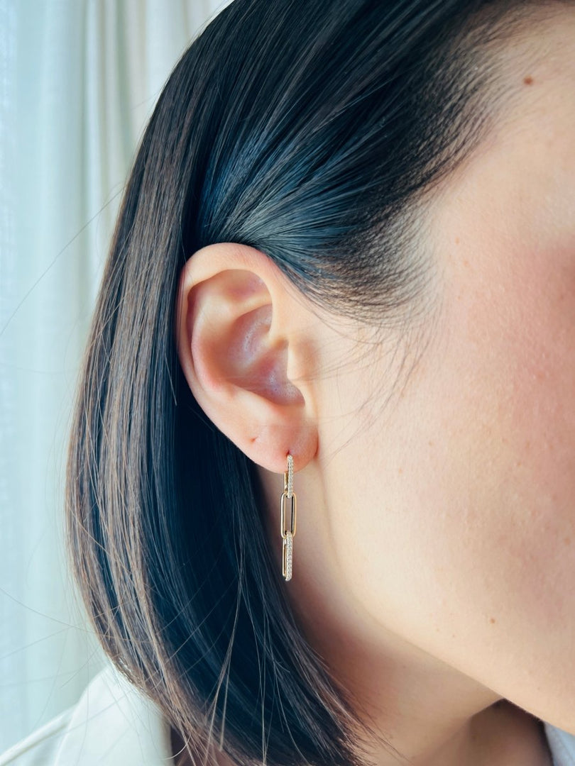 Dover Diamond Drop Earrings - Melody Lee Jewelry