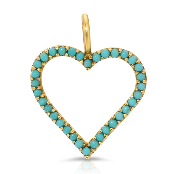 OPEN HEART TURQUOISE - Melody Lee Jewelry